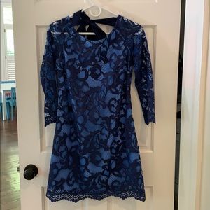 Lilly Pulitzer blue lace party dress